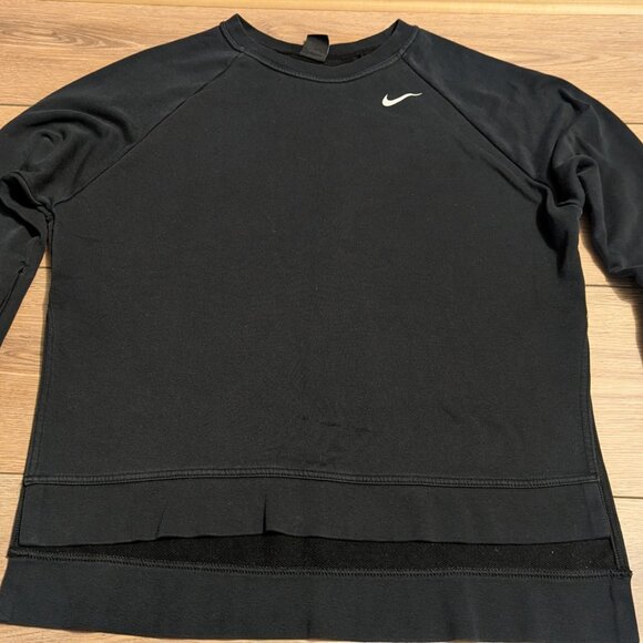Nike Black Longline Crewneck Sweatshirt – Women’s M - Picture 6 of 8